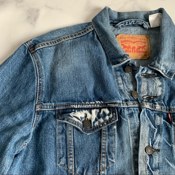 Levi's Blue Denim Jacket - Picture 5 of 13